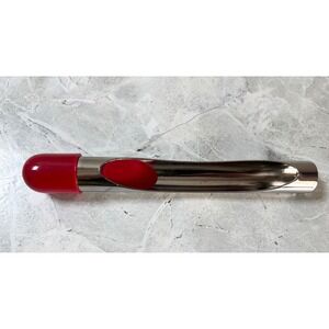 Vintage Stainless Steel Apple Corer‎ Fruit Pit Remover Tool with Red Handle Grip